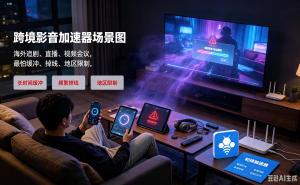 跨国免费加速器真的能用吗？跨境影音卡顿避坑指南