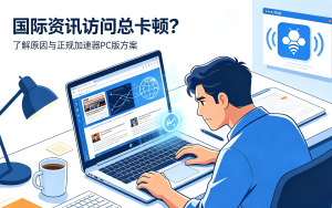 国际资讯访问总卡顿？了解原因与正规加速器PC版方案