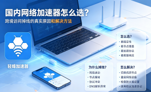 加速器软件怎么选?轻蜂加速器帮你告别办公网络卡顿