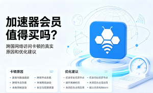 加速器会员值得买吗?跨国网络访问卡顿的真实原因和优化建议