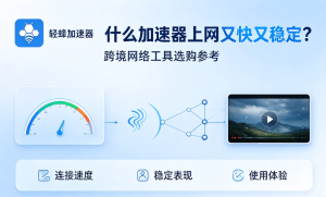 苹果手机加速器怎么选?国际办公与学习卡顿不再愁